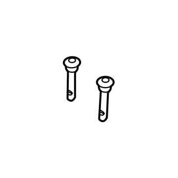 Kia 88770P2AA0WK Headrest Guide Assembly 88770P2AA0WK Kia Headrest Guide Assembly Illustration 1 of 1