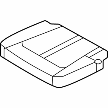 Kia 89A16P2000MC3 3rd Seat Cushion Covering Assembly 89A16P2000MC3 Kia 3rd Seat Cushion Covering Assembly Illustration 1 of 1