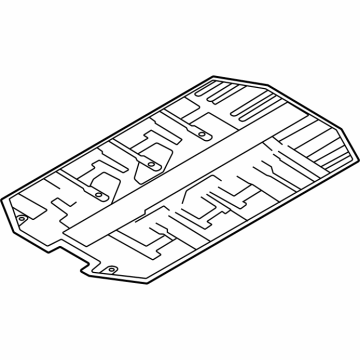 375P2DO000 Kia Battery Pack Panel Assembly Illustration 1 of 1