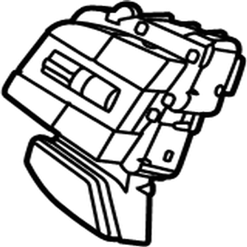 96710P1190 Kia Steering Remote Control Switch Assembly Right Hand Illustration 1 of 1