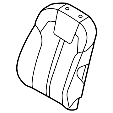 Kia 88460R5300MDQ Front Back Covering Assembly 88460R5300MDQ Kia Front Back Covering Assembly Illustration 1 of 1