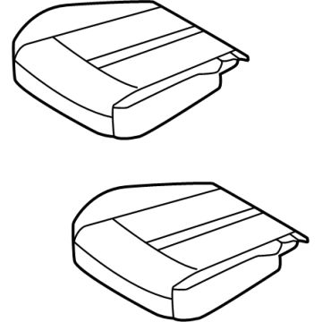 88200R5000MDQ Kia Front Seat Cushion Assembly Illustration 1 of 1