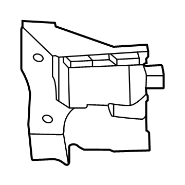 99150P2501 Kia Rear Corner Radar Unit Assembly Illustration 1 of 1