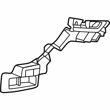 86651XG000 Kia Rear Bumper Side Bracket Assembly Illustration 1 of 1