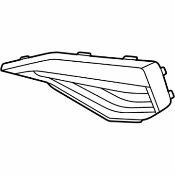 Kia 86697XG000 Rear Bumper Side Piece 86697XG000 Kia Rear Bumper Side Piece Illustration 1 of 1