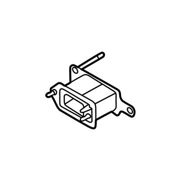 86641XG000 Kia STAY-RR BUMPER LH Illustration 1 of 1
