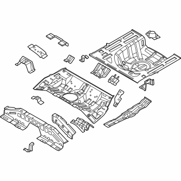 Kia K4 Floor Pan - 65510GG030