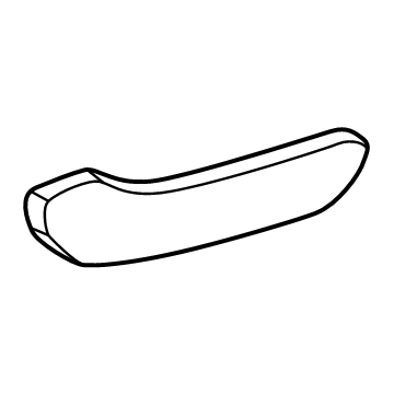 866V1R5CA0 Kia PAD-REAR BUMPER,LH Illustration 1 of 1