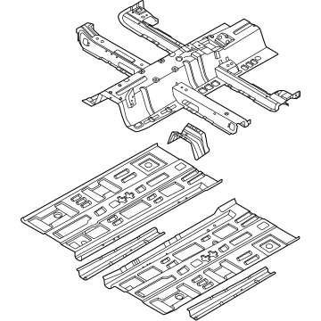 Kia K4 Floor Pan - 65100GG000