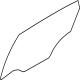 Kia 83421GG020 Rear Door Window Glass