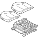 Kia 88100GG000D21 Front Seat Cushion Assembly