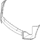 Kia 86510P1510 COVER-FR BUMPER,UPR Kia 86510P1510 COVER-FR BUMPER,UPR