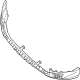 Kia 86512P1500BKL Front Bumper Cover Lower Kia 86512P1500BKL Front Bumper Cover Lower