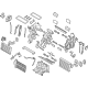 Kia 97205GG000 AC & Heater Evaporator Assembly