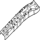 Kia 65131L2500 REINFORCEMENT ASSY-C Kia 65131L2500 REINFORCEMENT ASSY-C