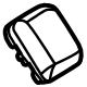 Kia 89374R0010BM1 CAP-REAR SEAT BACK W