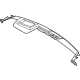 Kia 84770L2AB0WK COVER ASSY-C/PAD TOP