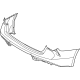 Kia 86610L2500 Rear Bumper Cover Assembly  