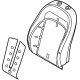 Kia 88450DO600 Front Seat Back Pad Assembly