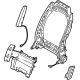 Kia 88410DO610 Front Seat Back Frame Assembly