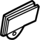 Kia 83413S1010 GRIP-REAR DOOR GLASS