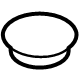 Kia 85787C5000WK CAP-SPARE TIRE CARRI  