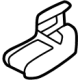 Kia 89663DO200DFS Rear Seat Mounting Cover