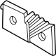 Kia 86632P1600 BRACKET-RR BUMPER CT