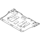 Kia 84291DO000 UNDER COVER ASSY-CTR Kia 84291DO000 UNDER COVER ASSY-CTR