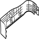 Kia 89528XA300DFS COVER-RAIL INR RH
