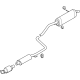 Kia 28700GG310 MUFFLER COMPLETE