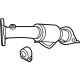 Kia 28610AB420 MUFFLER ASSY-FRONT Kia 28610AB420 MUFFLER ASSY-FRONT
