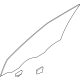 Kia 82420DO010 Front Door Glass Assembly