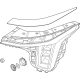 Kia 92101R5600 Head Lamp Assembly Left Hand
