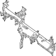 Kia 84410P1CA0 BAR ASSY-COWL CROSS