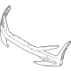 Kia 86510XG000 COVER-FR BUMPER,UPR
