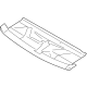 Kia 86370R5JA0 GARNISH-RADIATOR GRI