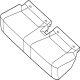 Kia 89A16XA000BL1 3rd Seat Cushion Covering Assembly