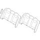 Kia 89300GG010D21 BACK ASSY-RR SEAT Kia 89300GG010D21 BACK ASSY-RR SEAT
