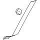 Kia 86250DO000 GARNISH ASSY-DELTA L Kia 86250DO000 GARNISH ASSY-DELTA L
