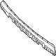 Kia 865A3DO000BKL Radiator Grill Piece