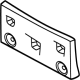 Kia 86519XA000 Front Bumper License Plate Moulding