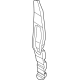 Kia 84116DO000 Fender Insulator Left Hand