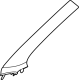 Kia 85820DO100EMA Front Pillar Trim Assembly