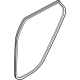 Kia 83110GG000 Rear Door Body Side Weatherstrip Kia 83110GG000 Rear Door Body Side Weatherstrip