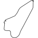 Kia 83392GG000 SEAL-RR DR TRIM RH Kia 83392GG000 SEAL-RR DR TRIM RH