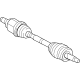 Kia 49500ES000 Drive Shaft Assembly Left Hand