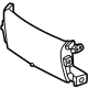 Kia 84641DO000DFS Console End Cover
