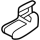 Kia 89563DO200DFS Rear Seat Mounting Cover