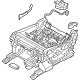 Kia 89130DO220 Rear Seat Cushion Frame Assembly